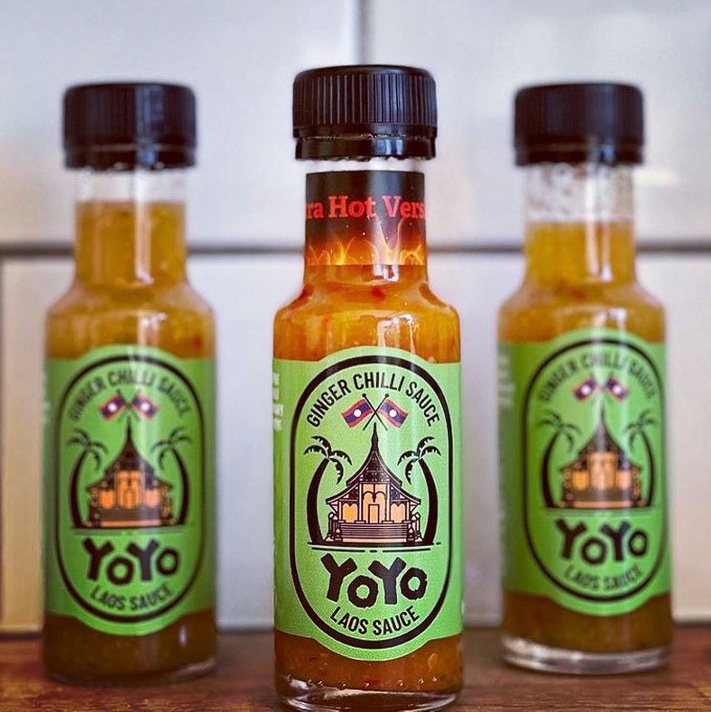 yoyo laos sauce bottles
